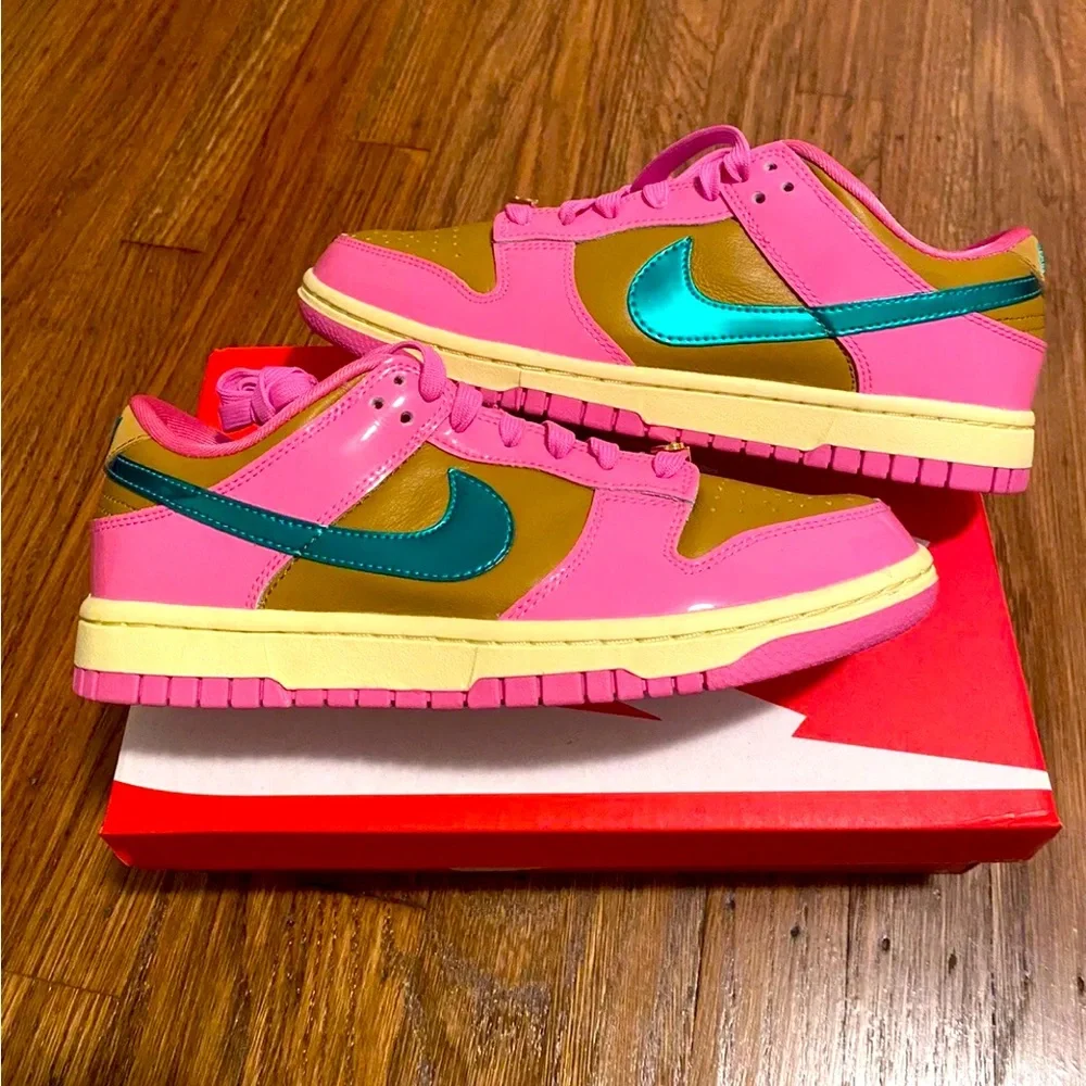 💕🩰🤎 Nike Dunk Low Parris Goebel SZ 8W / 6.5Y 🤎🩰💕 - Picture 1 of 7